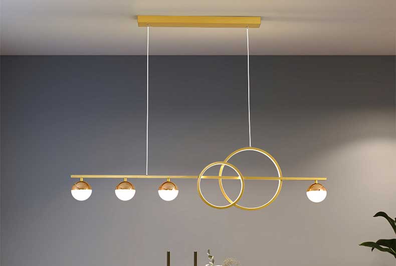 新款飯廳吧臺(tái)簡約現(xiàn)代吊燈