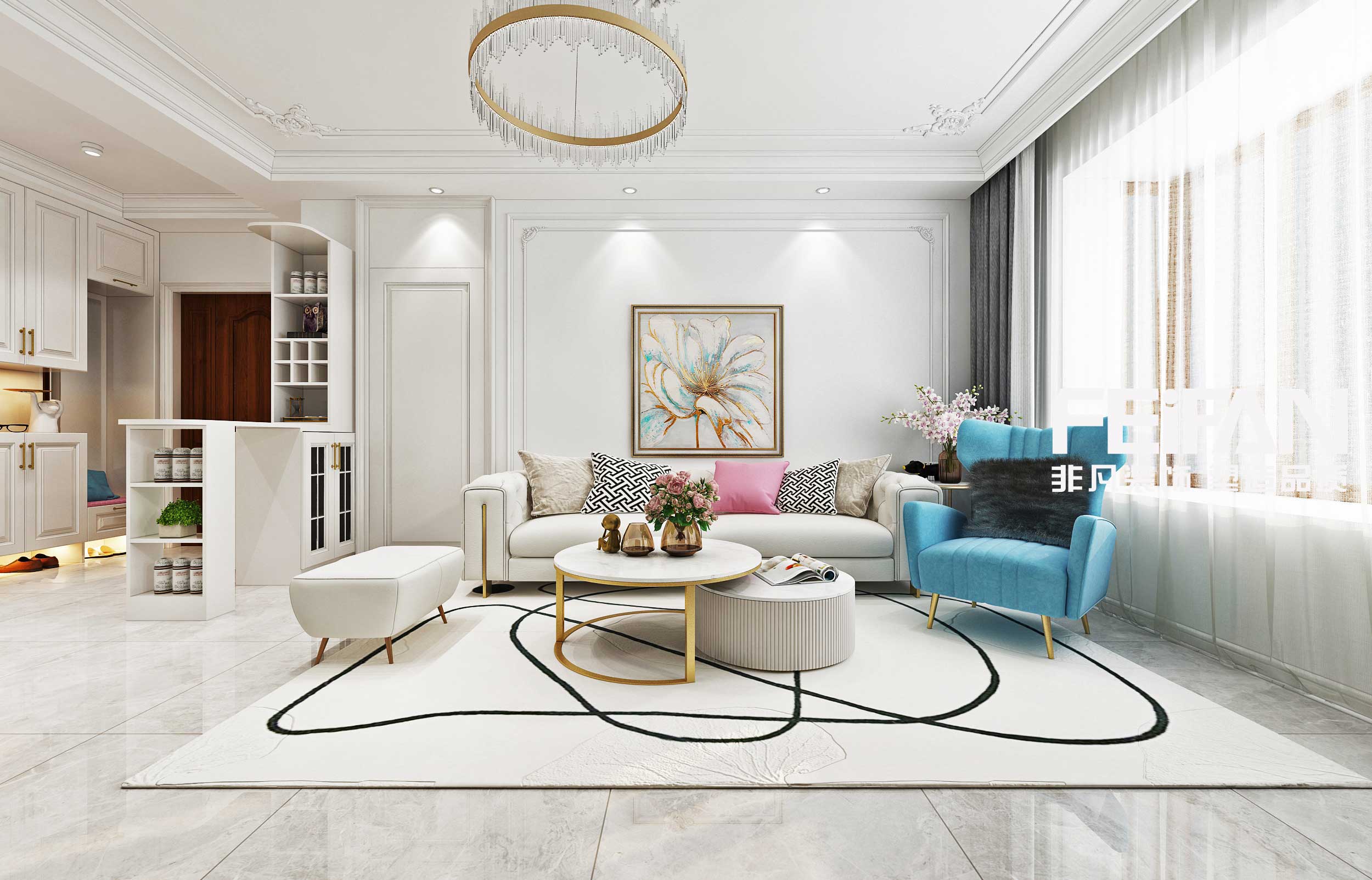 陽(yáng)光學(xué)府裝修效果圖