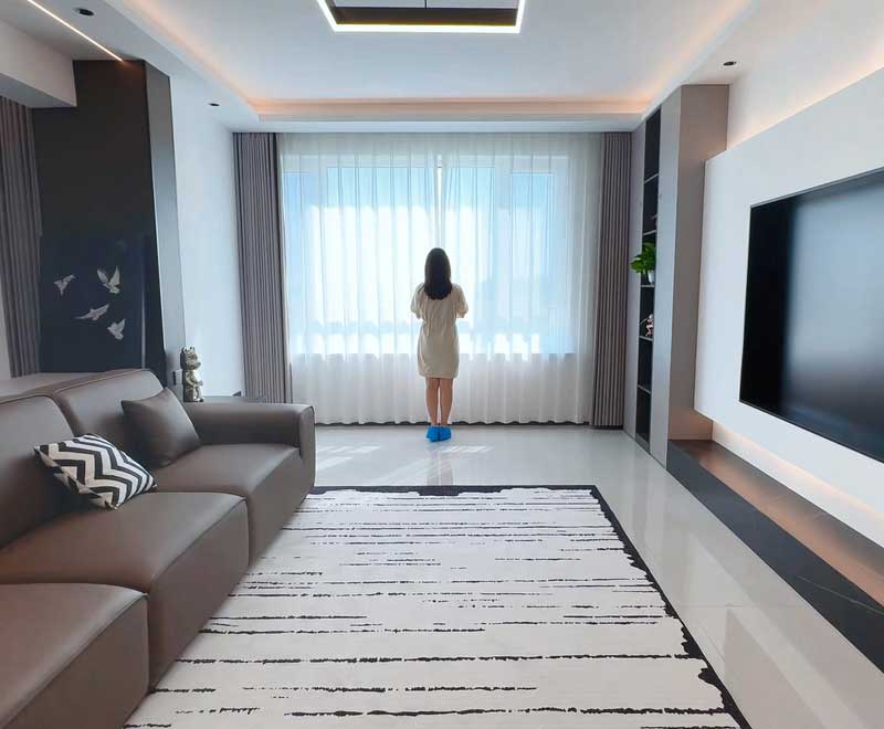 大慶聚福園145m2現(xiàn)代簡約風實景拍攝